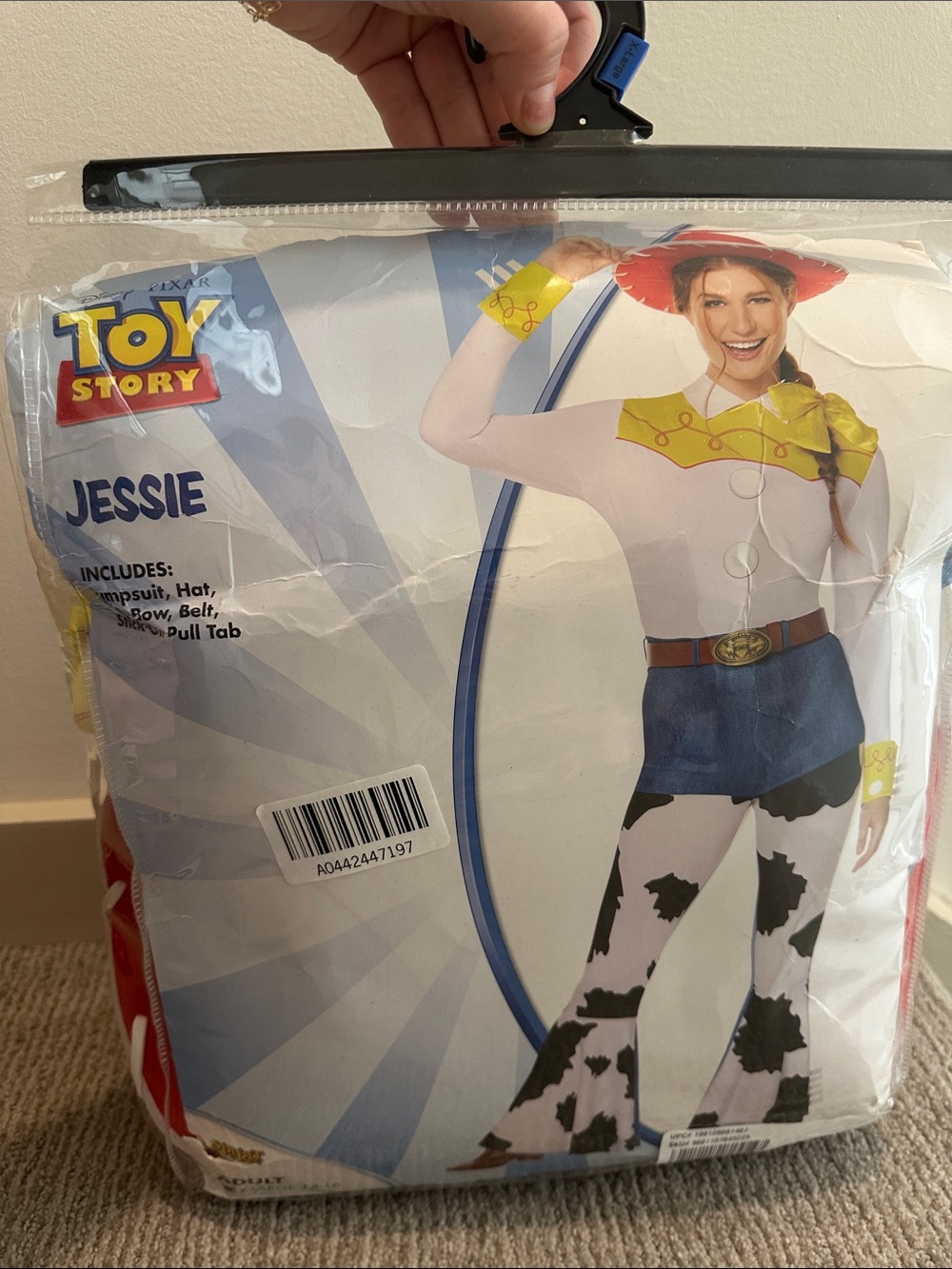 Spirit Toy Story Jessie Costume - Red, Yellow, White, Blue, Brown, Black